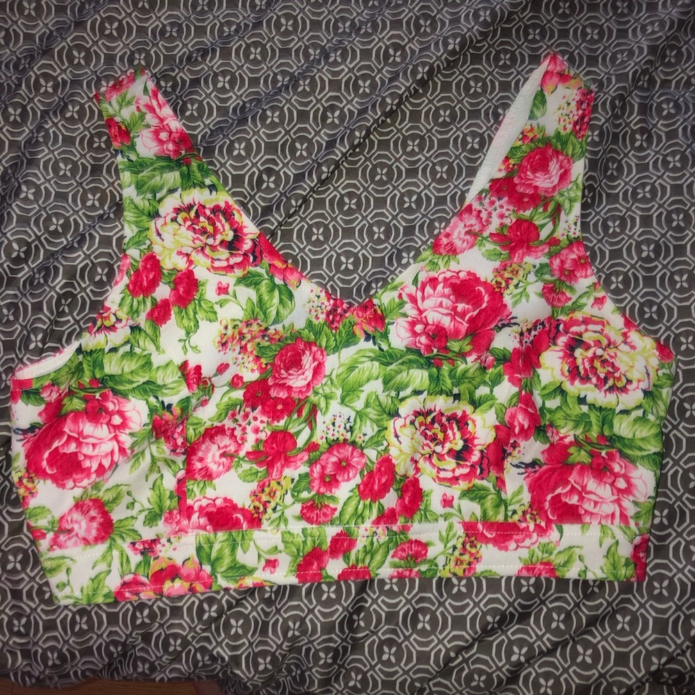 Floral Crop Top